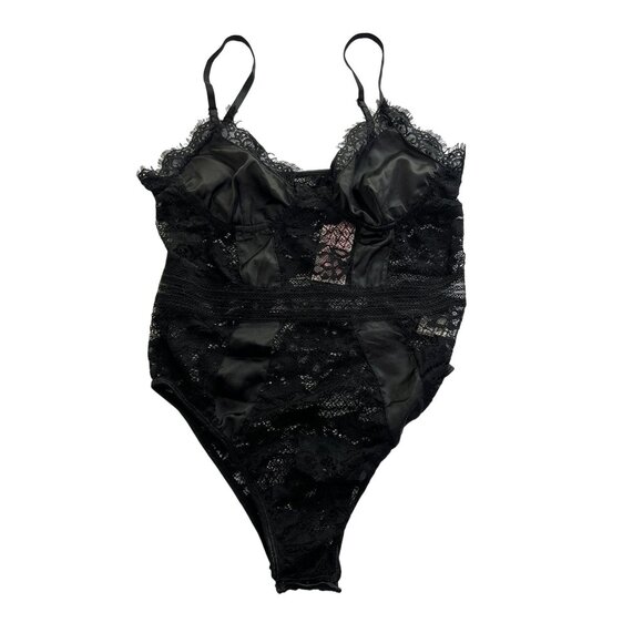 Dream Bandits Teddy Bodysuit in Black - Picture 1 of 3